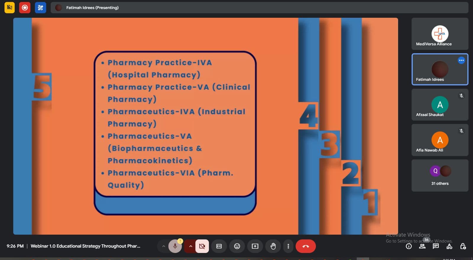 Educational Strategy Webinar
